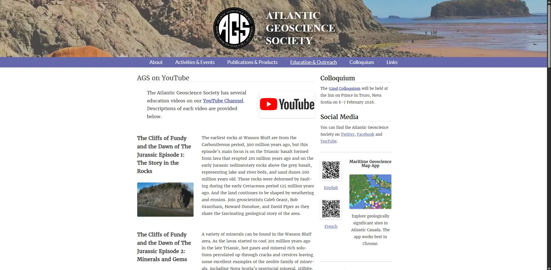 The Cliffs of Fundy and Dawn of the Jurassic videos 0307